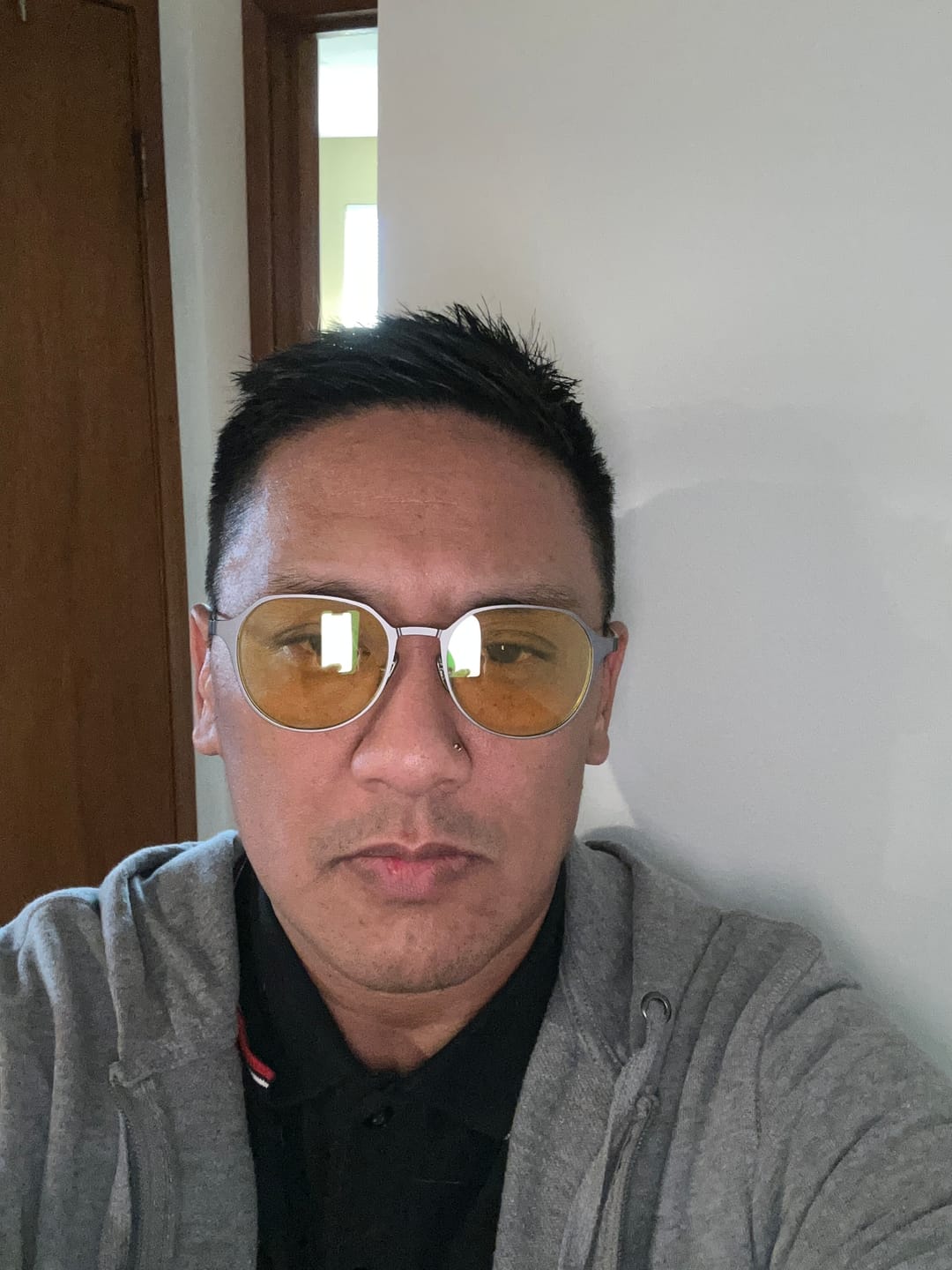 Customer photo review of Calvin | Magnetic Clip-on Eyeglasses Sunglasses | ZanyLen New Arrival 2025