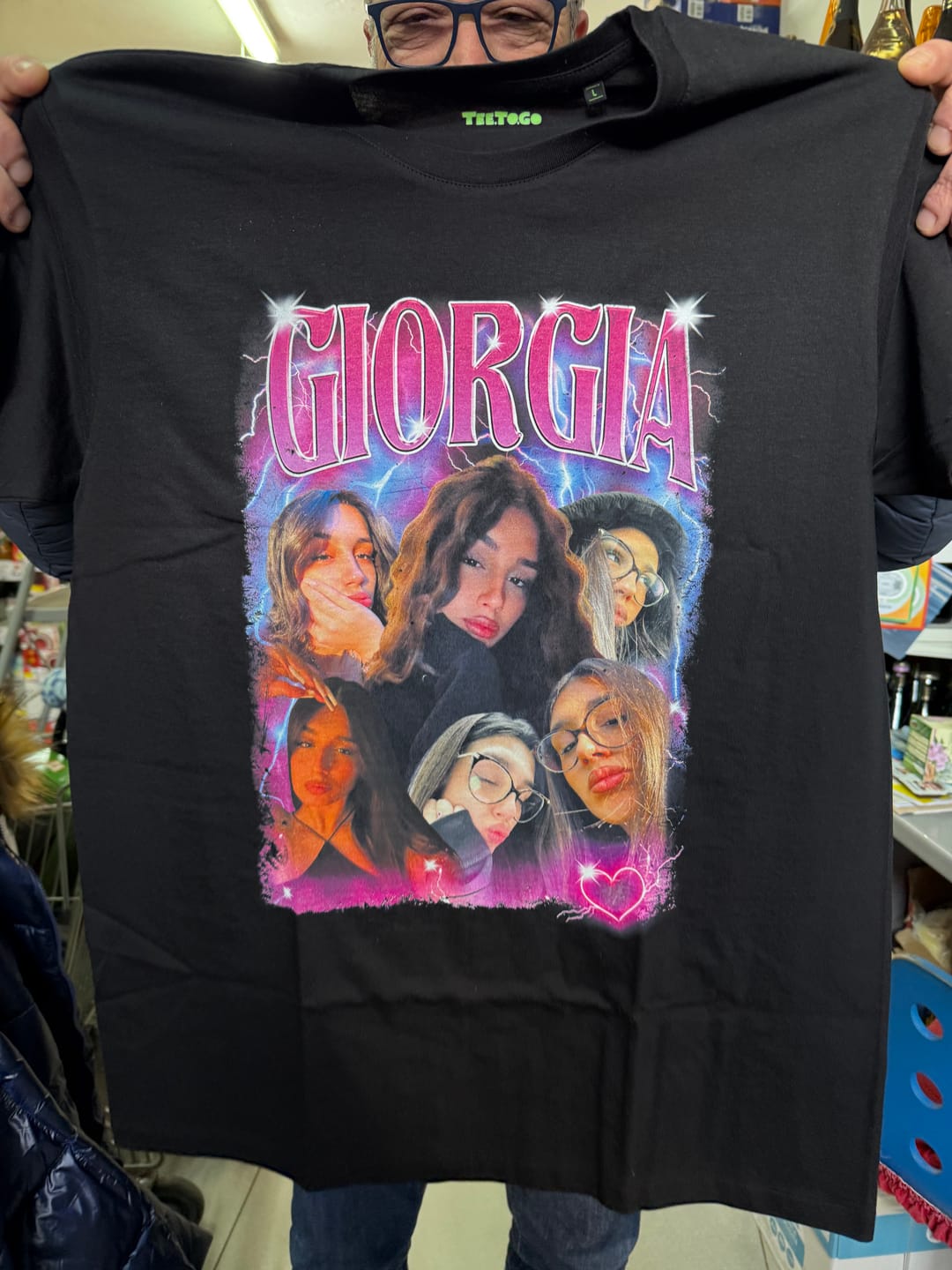 Customer photo review of BOOTLEG T-SHIRT GIORGIA TEMPLATE