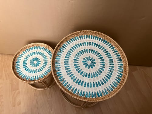 Customer photo review of Serene Rattan Table Set