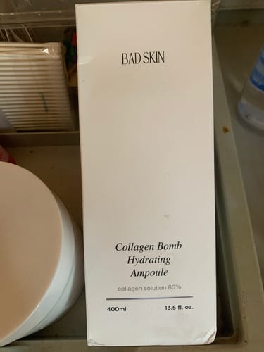 Customer photo review of Bad Skin™ Korean Collagen Bomb Hydrating Ampoule