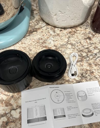 Customer photo review of Mason Jar Vacuum Sealer Kit