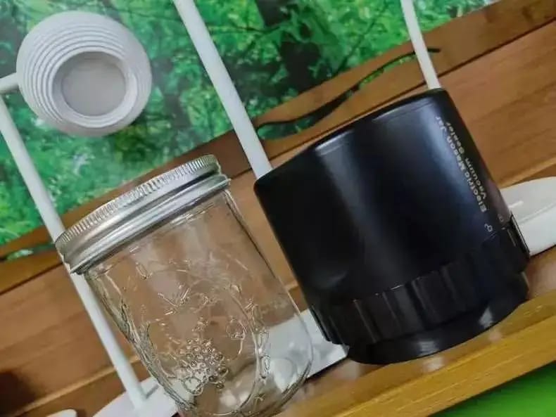 Customer photo review of Mason Jar Vacuum Sealer Kit