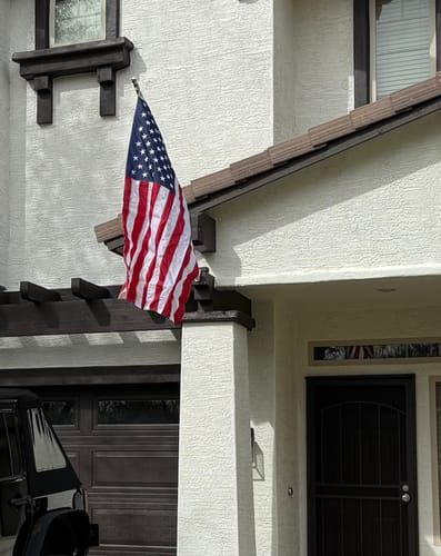 Customer photo review of 3' x 5' American Flag