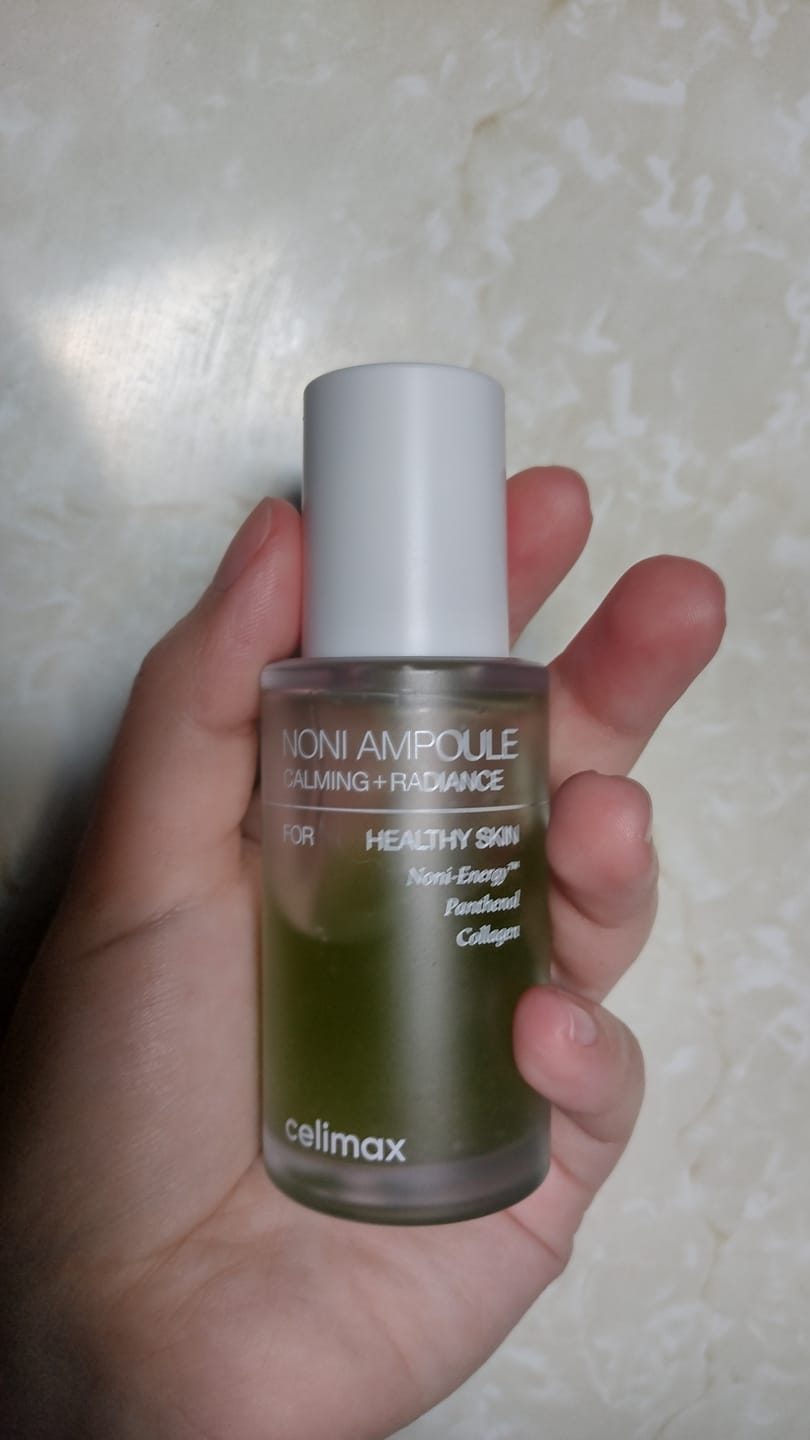 Customer photo review of Noni Ampoule Calming + Radiance