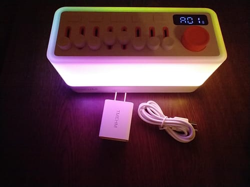 Customer photo review of DreamBeat 3-in-1 Sleep Therapy Soundbox