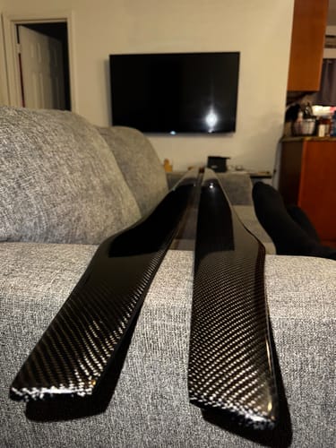Customer photo review of G20 V Style Carbon Fiber Side Skirt Extensions