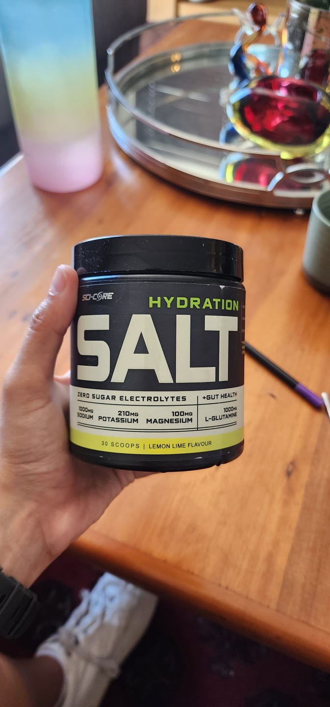 Customer photo review of HYDRATION SALT Lemon Lime