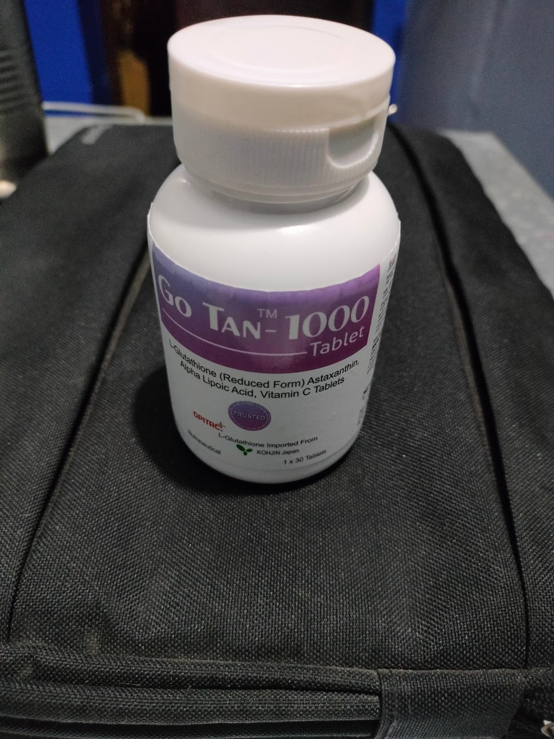 Customer photo review of Go Tan-1000 Glutathione Tablets