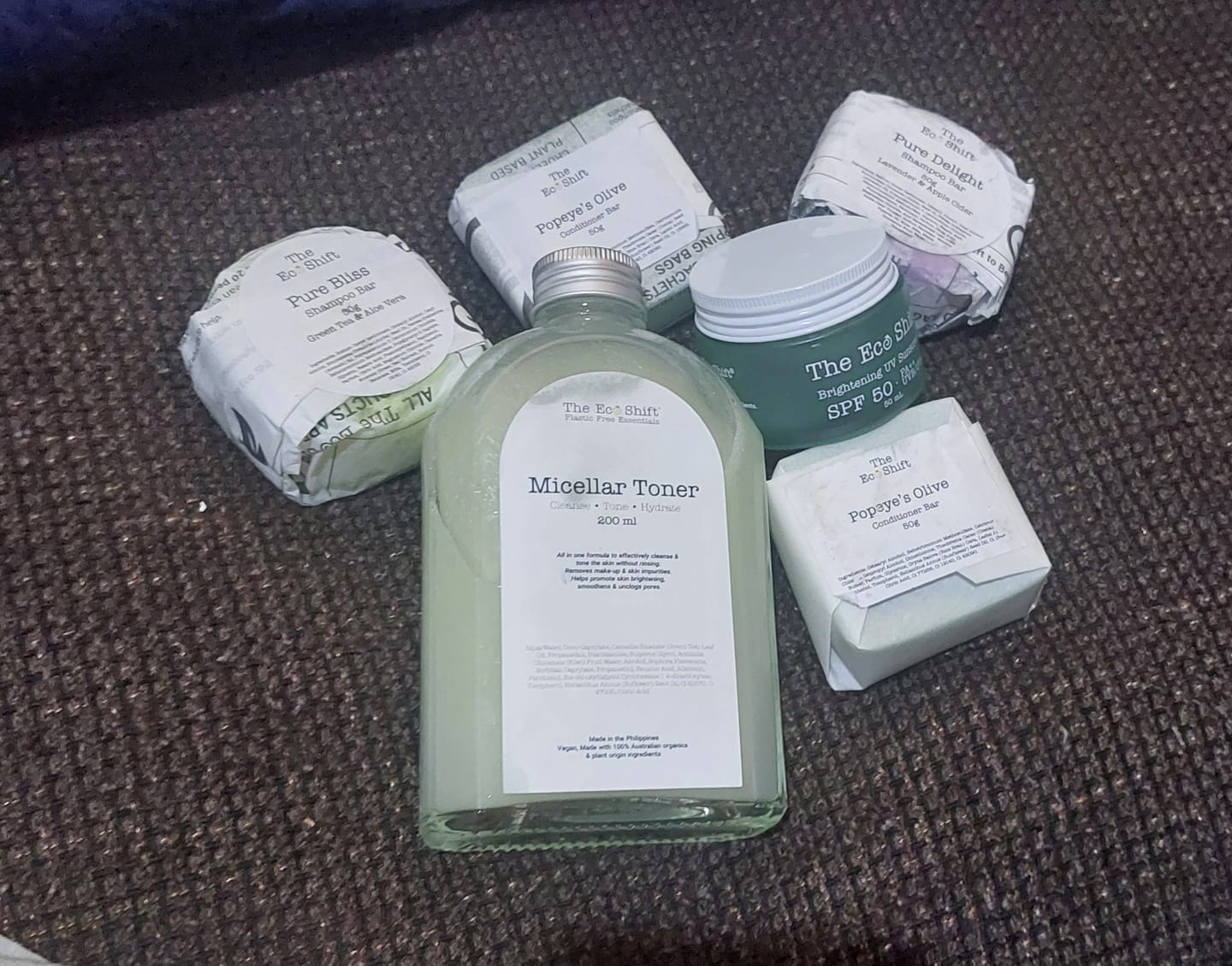 Customer photo review of Brightening UV Sunscreen & Skin Primer with SPF 50