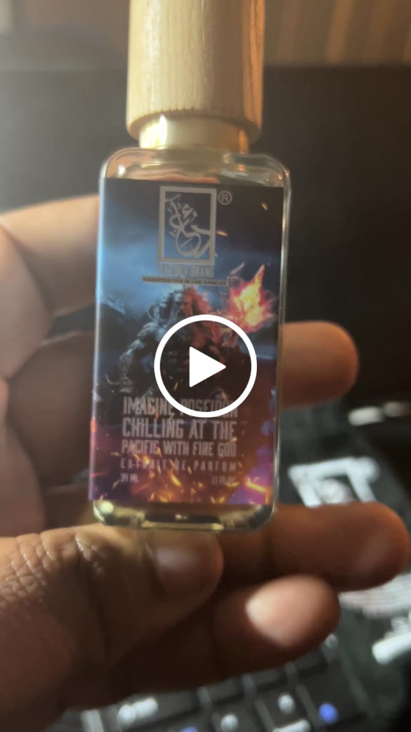Customer video review of Imagine Poseidon Chilling At The Pacific With Fire God
