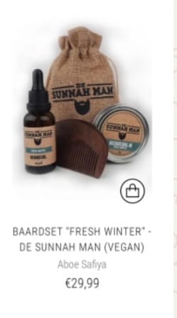 Kundenfoto: Bartset „Orange Cedarwood“ – Der Sunnah Man (Vegan)