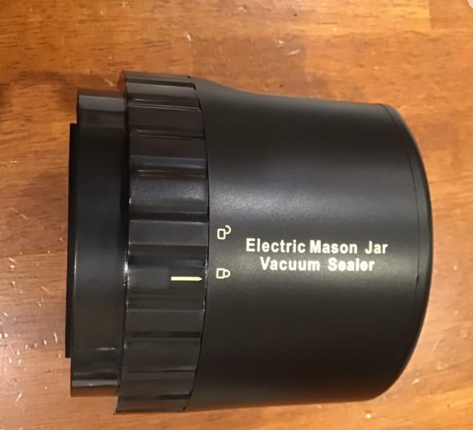 Customer photo review of Mason Jar Vacuum Sealer Kit
