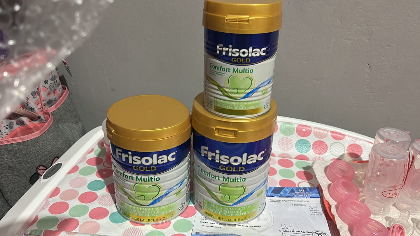 Customer photo review of Frisolac Gold Comfort Multio (0-12 Meses) Pack C/ 1.2 Kg