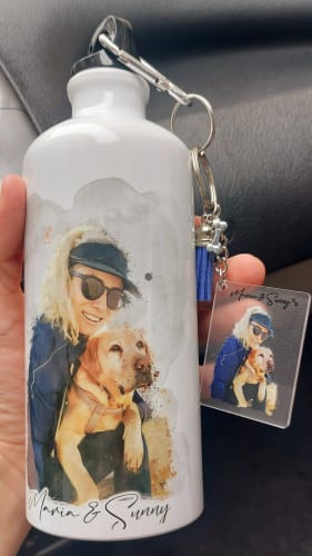 Customer photo review of Παγούρι με το Δικό σας Κατοικίδιο