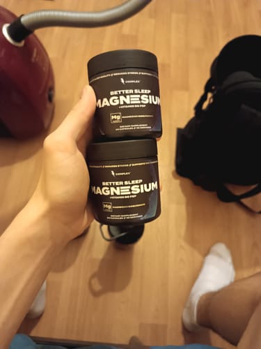 Zákaznická recenze s fotkou produktu Sleep Magnesium