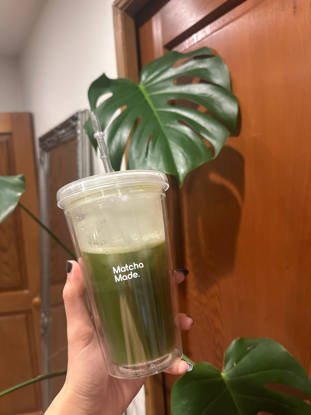 Customer photo review of Unsweetened Matcha Latte
