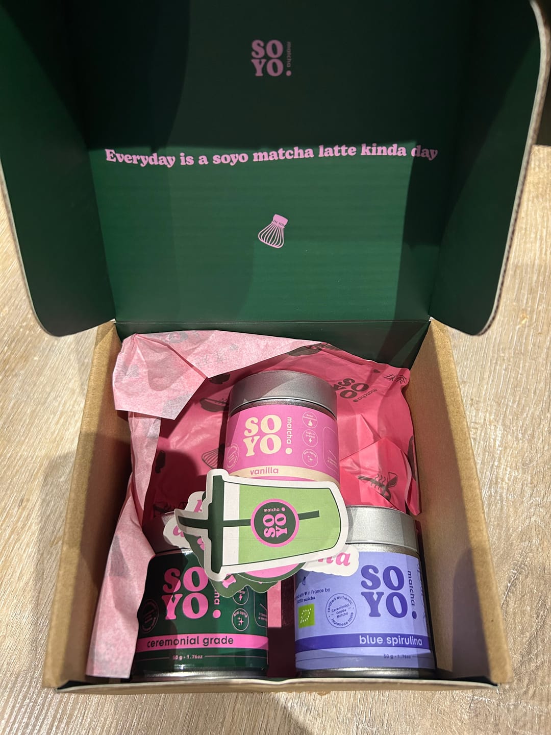 Customer photo review of MATCHA PREMIUM CÉRÉMONIAL 🍵
