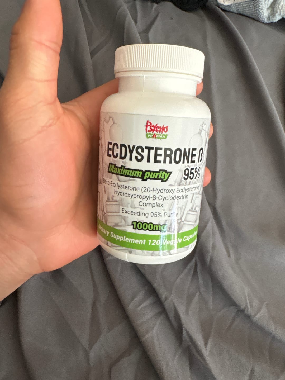 Customer photo review of Complexed Ecdysterone 95% (1000mg)