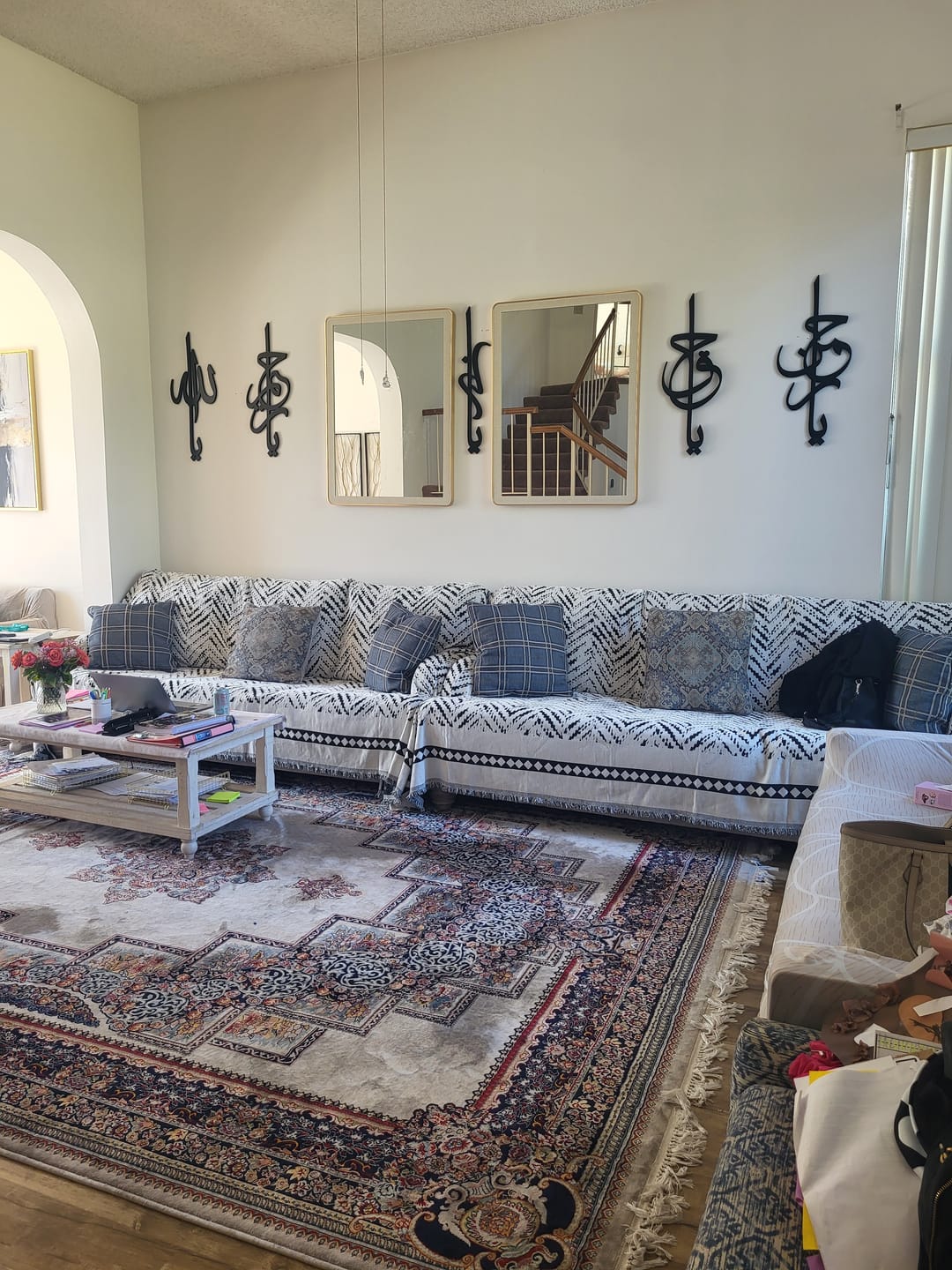 Customer photo review of 99 Names of Ya Allah (swt) Wooden Acrylic Islamic Wall Art