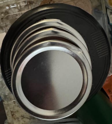 Customer photo review of Mason Jar Vacuum Sealer Kit