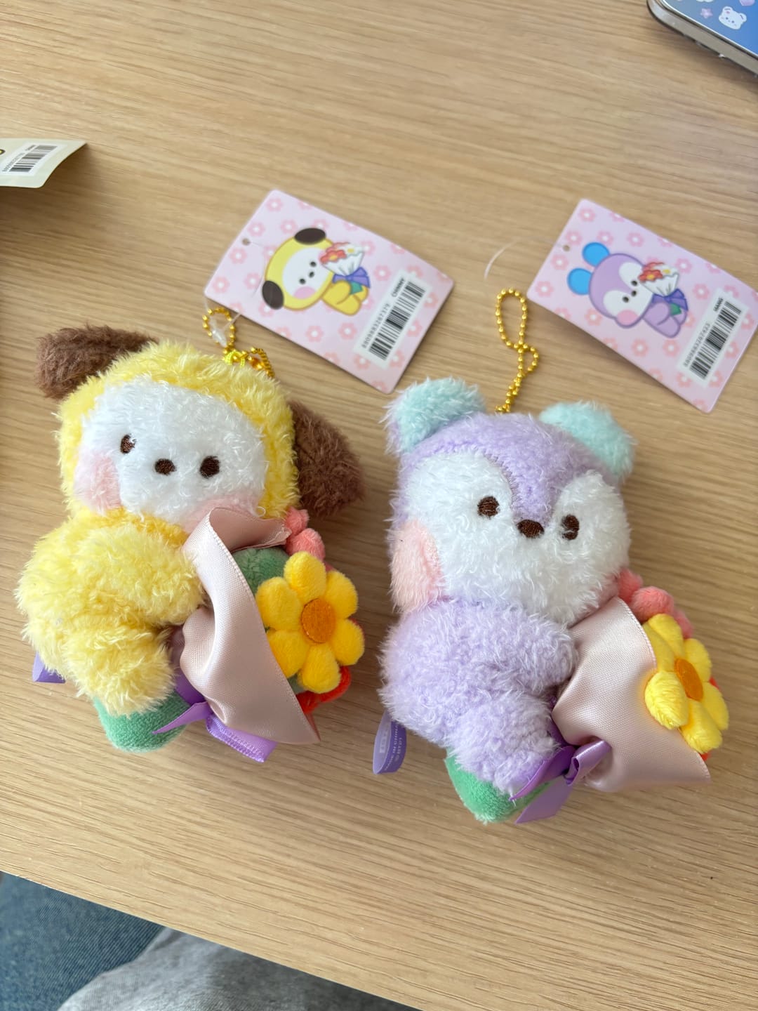 Customer photo review of BT21 - BOUQUET MININI PLUSH KEYRING