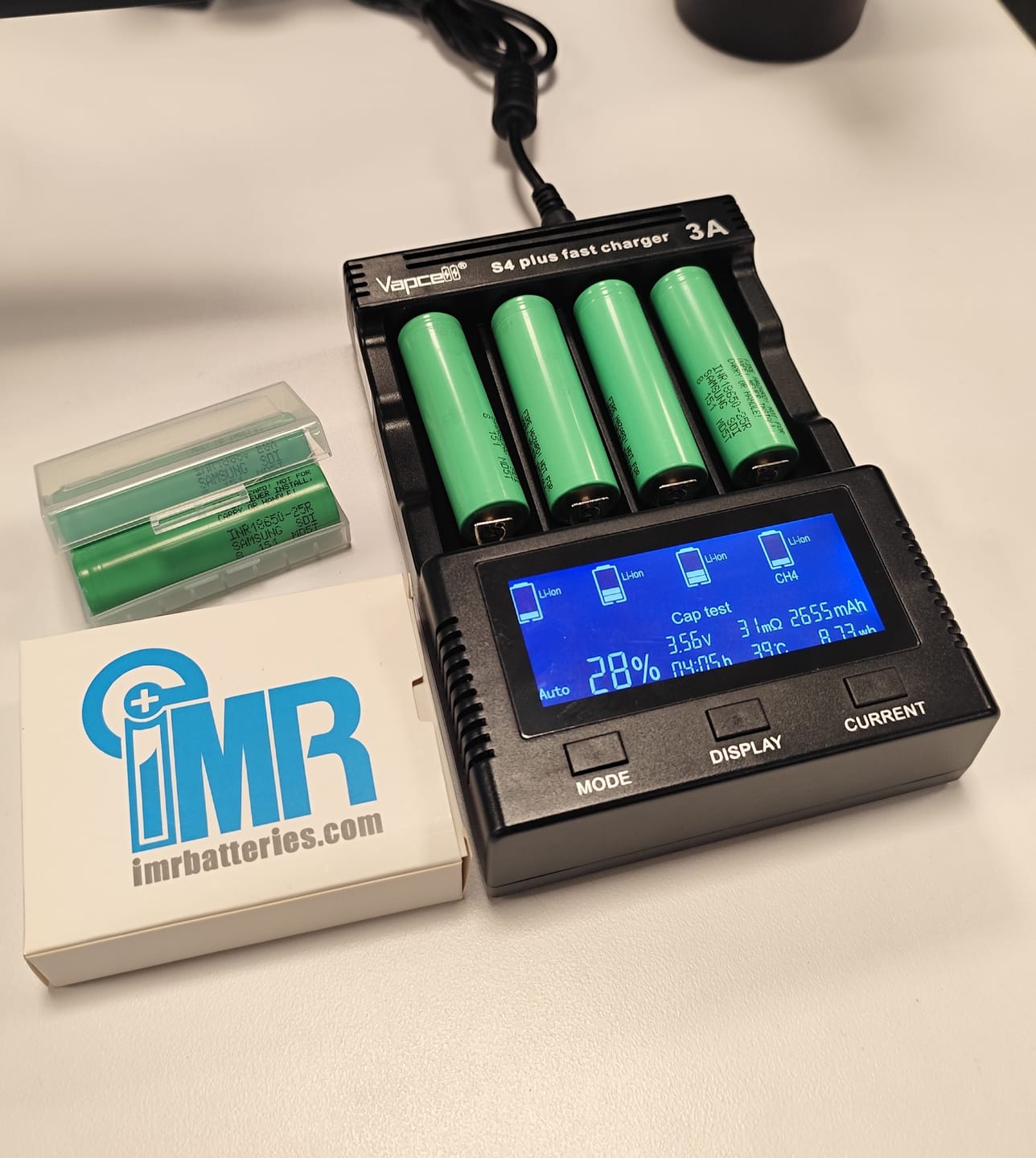 Customer photo review of Samsung 25R 18650 2500mAh 20A Battery