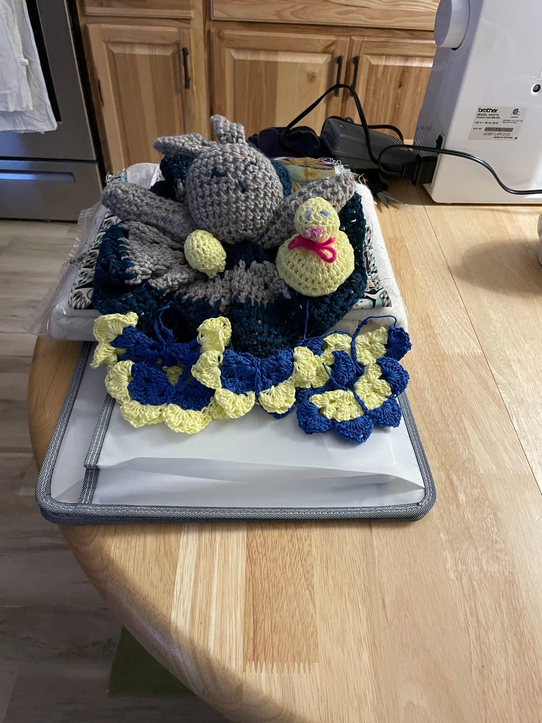 Customer photo review of Extra 2 Mystery Balls of Yarn