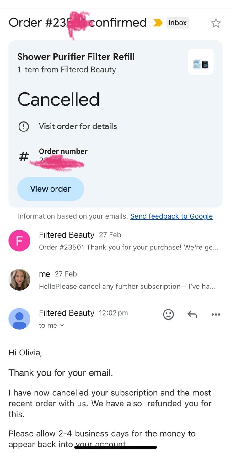 Customer photo review of Shower Purifier - Silver