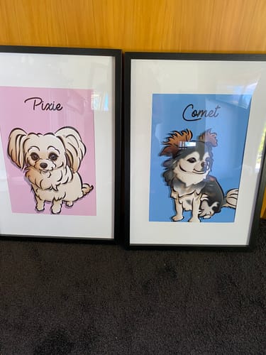 Customer photo review of Framed Portrait