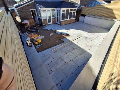 Customer photo review of Kandala - Grey Porcelain Paving Tiles - 900 x 600 x 20mm