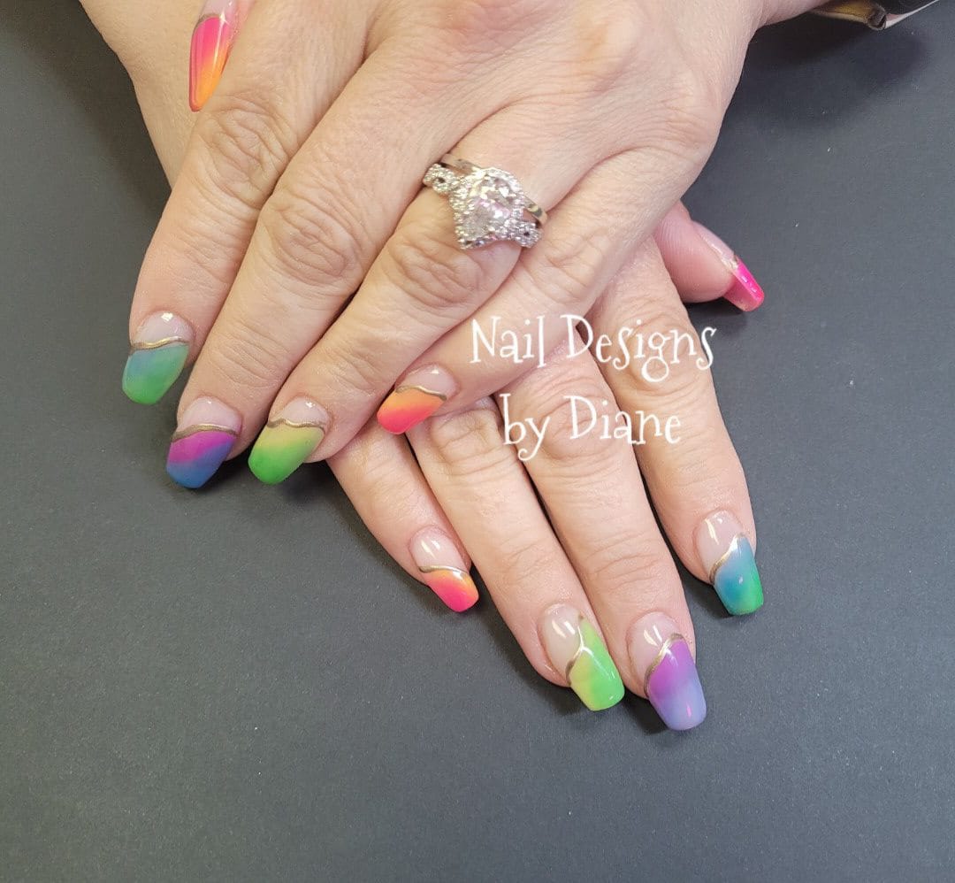 Customer photo review of Neon Pigment Powder (12 Colors)
