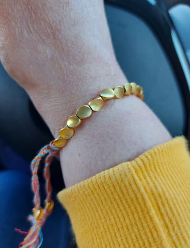 Customer photo review of Tibetan Bracelet of Fortune