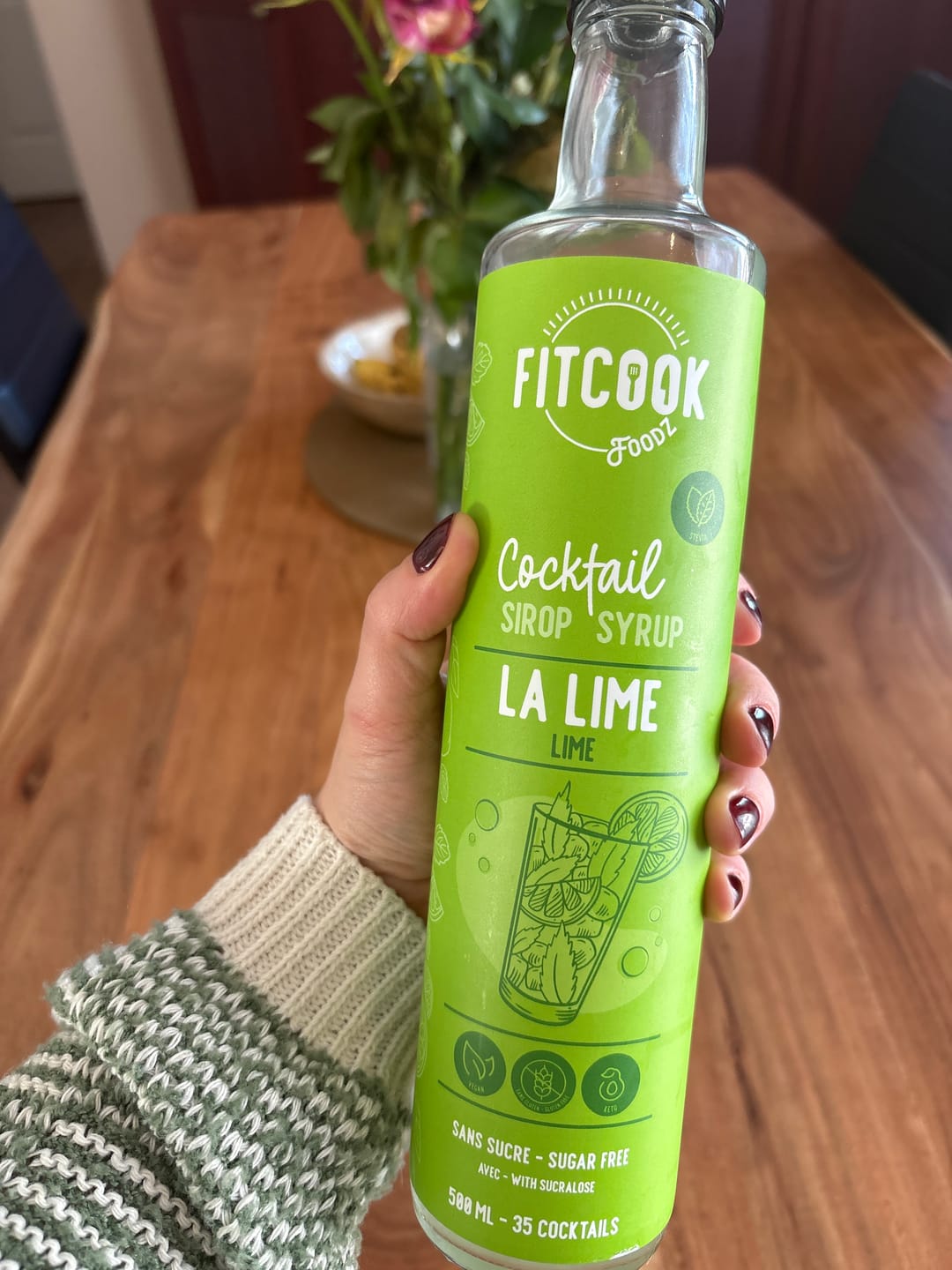 Customer photo review of Fitcook Foodz - Sirop Cocktail 500ml