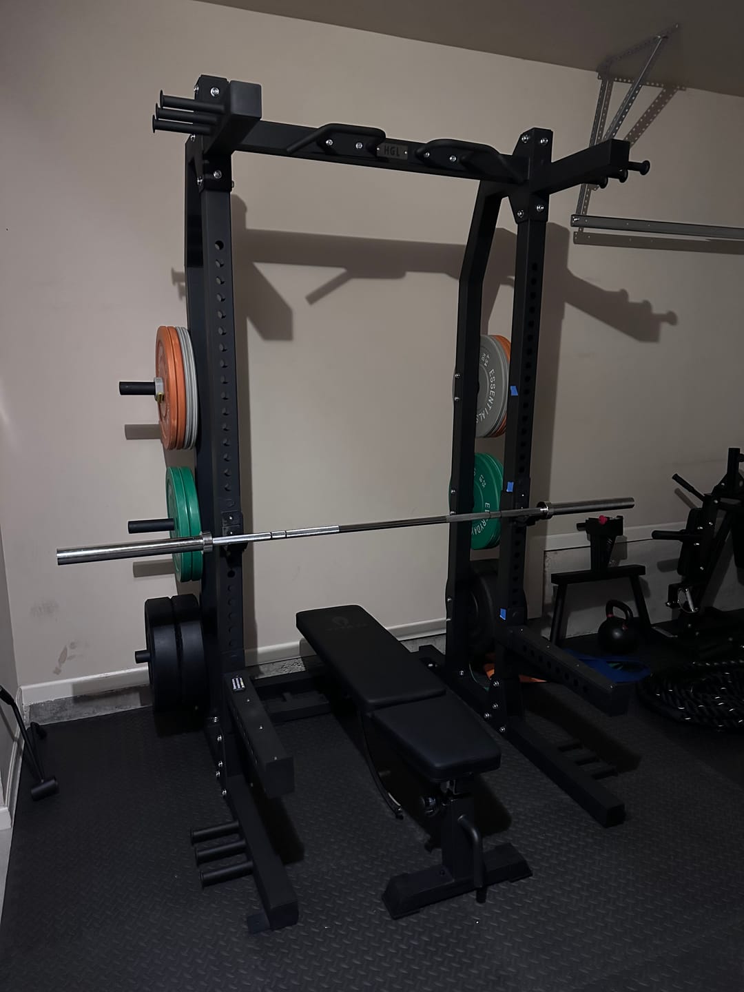 Customer photo review of HGL Half Cage Squat Rack