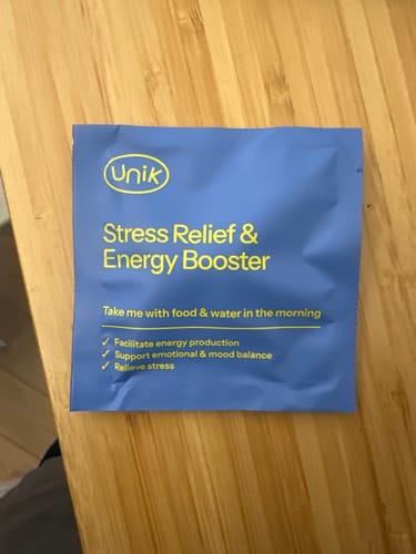 Customer photo review of Stress Relief & Energy Booster (14-Day Trial Pack)