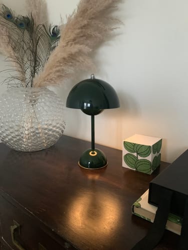 Customer photo review of Bordslampa - Svamplampa Flowerbud - Batteridriven 5000 mAH