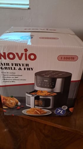 Customer photo review of Air Fryer Novio Grill & Fry