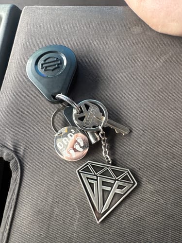 Customer photo review of DIAMOND KEYCHAIN