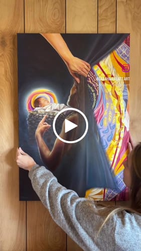 Customer video review of 11x17 Giclee Fine Art Prints