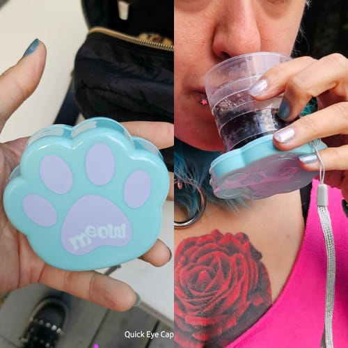 Customer photo review of Paw Sip Foldable Cup