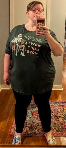 Customer photo review of Damn Now I Can't Move - Tee