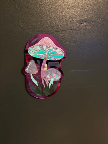 Customer photo review of Mushroom Light Switch Cover