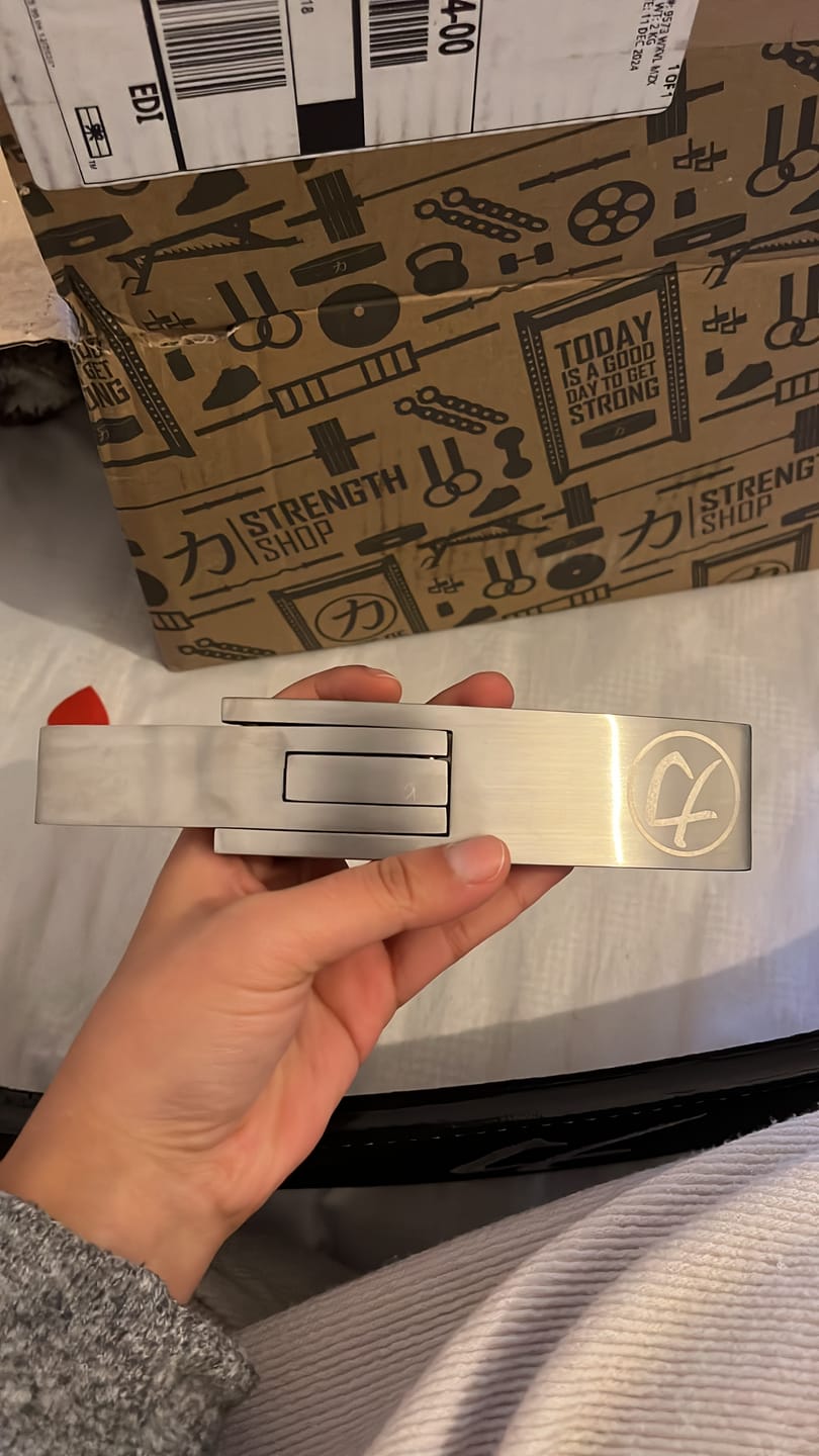 Customer photo review of Black Lever Belt, 13mm - IPF Approved
