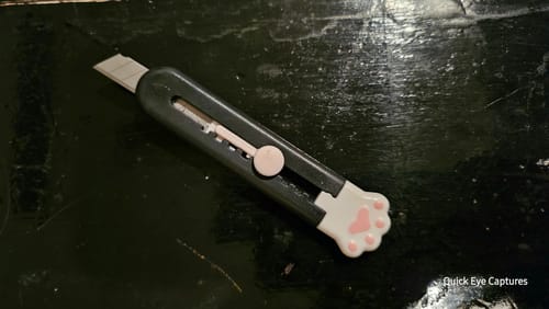 Customer photo review of Cat Paw Paper Cutter