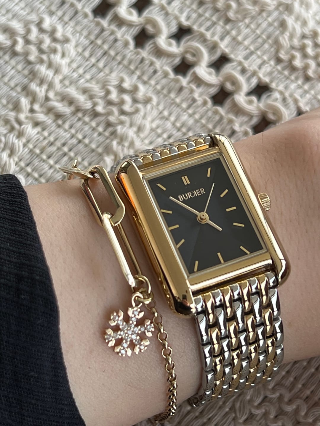 Customer photo review of Olivia Black Gold Silver