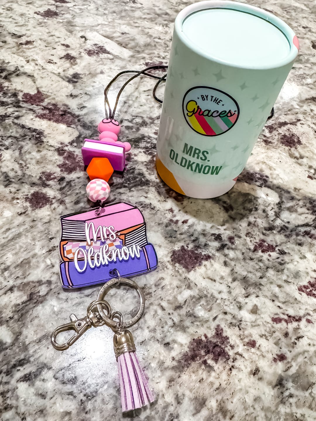 Customer photo review of Design Your Own Beaded Lanyard