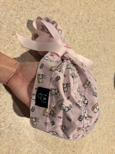 Customer photo review of Jang&Fox — Little Bunny Scrub Cap