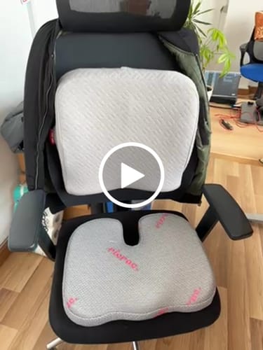 Customer video review of Rall- Portable Tailbone Cushion