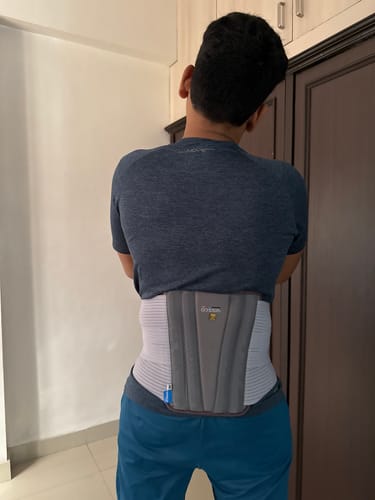 Customer photo review of Lumboset Advance Belt (Moderate Support) | Provides Support to the Lumbar Spine & Lower Back