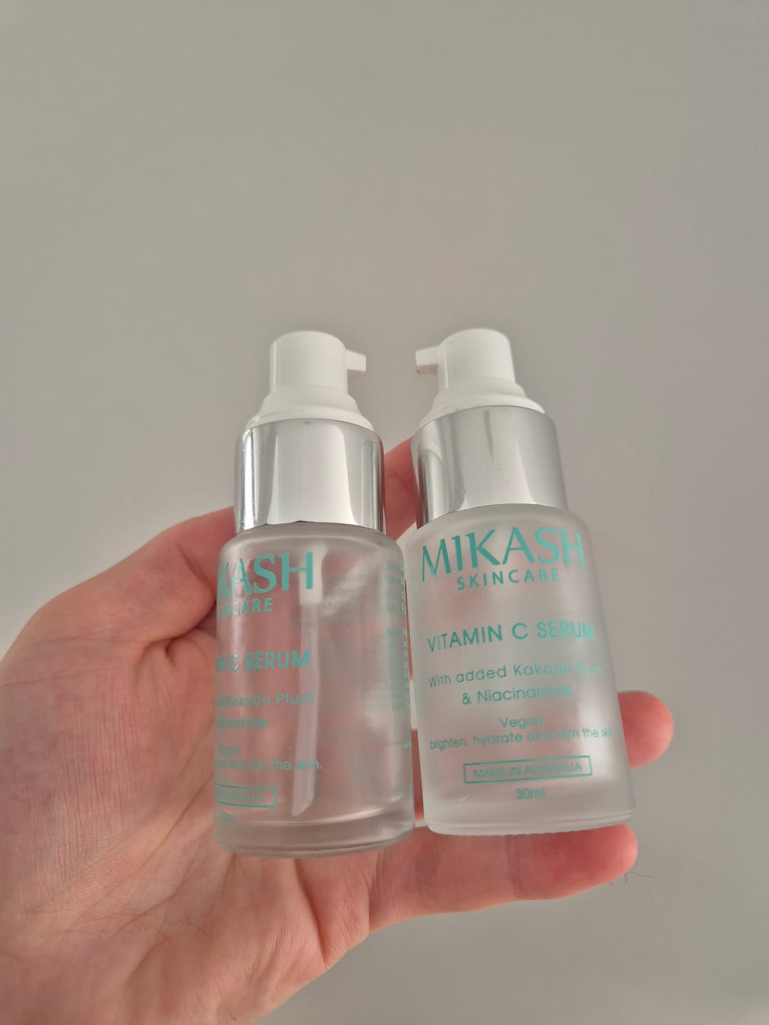 Customer photo review of Vitamin C serum